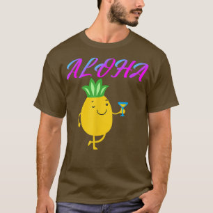 Camiseta winking pineapple funny Aloha Hawaii Pineapple sum