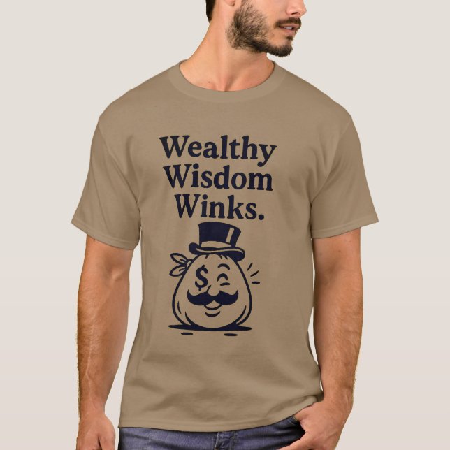 Camiseta "Winks de sabiduría rica" (Anverso)