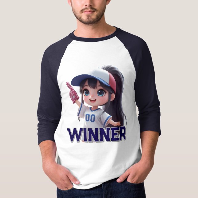 Camiseta winner fan sports dall (Anverso)