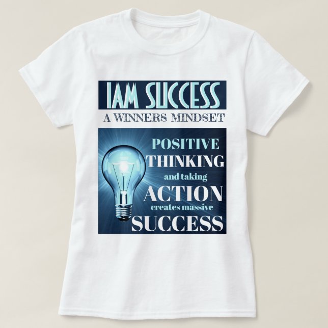 CAMISETA WINNERS MINDSET (Diseño del anverso)