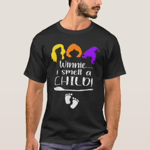 Camiseta Winnie I huele Un Anuncio De Embarazo De Halloween