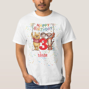 Camiseta Winnie Pooh   Feliz Cumpleaños