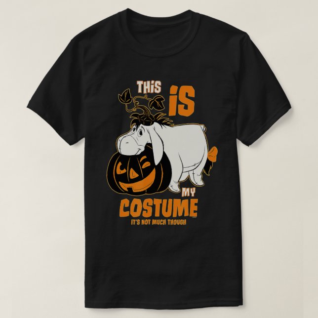 Camiseta Winnie the Pooh Eeyore Esta es mi Costume Hallowee (Diseño del anverso)