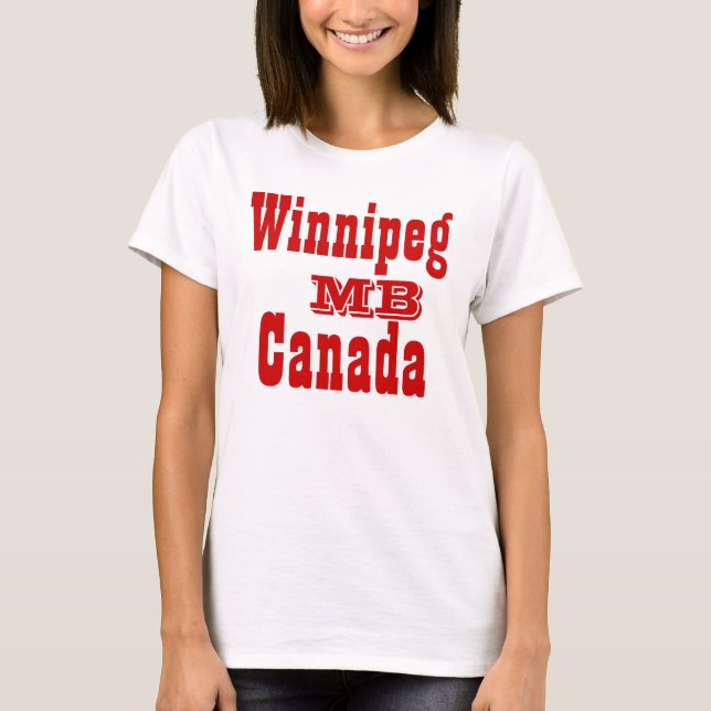 Camiseta Winnipeg manitoba Canadá (Anverso)