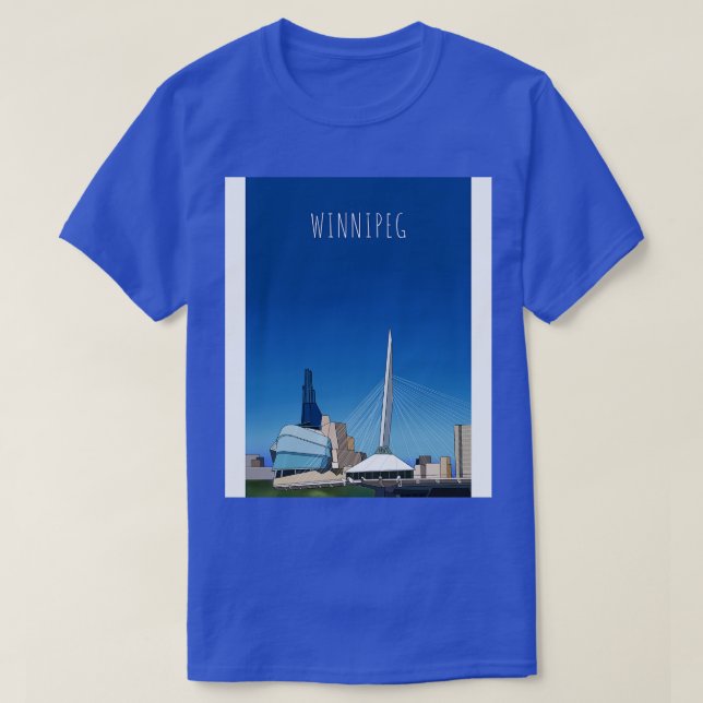 Camiseta Winnipeg Manitoba Canada (Diseño del anverso)