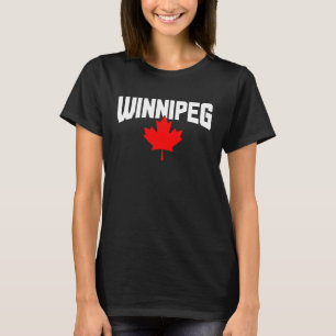 Camiseta Winnipeg Manitoba Maple Leaf Canadá Bandera canadi