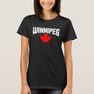 Camiseta Winnipeg Manitoba Maple Leaf Canadá Bandera canadi