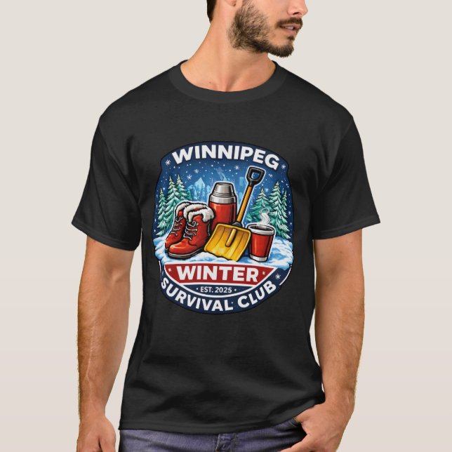Camiseta Winnipeg Winter Survival Club Shirt (Anverso)