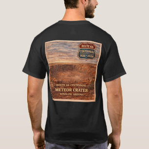 Camiseta Winslow Arizona Cráter del Meteorito Centenario