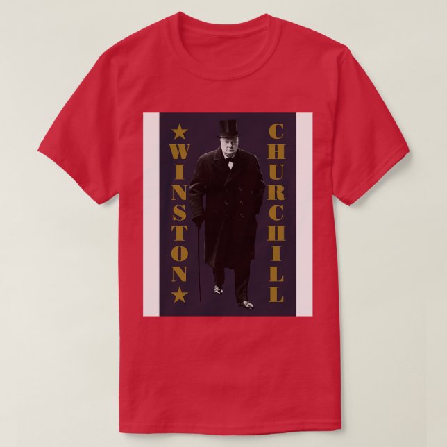 Camiseta Winston Churchill 1 (Diseño del anverso)