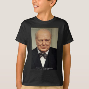 Camiseta Winston Churchill Fallo Wisdom Cita Regalos