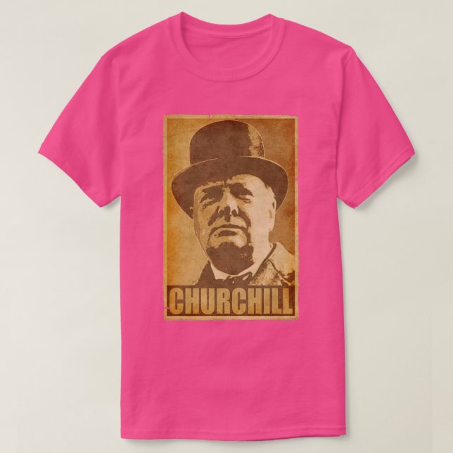 Camiseta Winston Churchill Hope (Diseño del anverso)