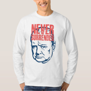 Camiseta Winston Churchill - Nunca Renunciar a la Cita
