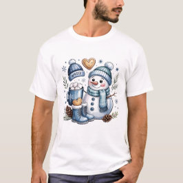 Camiseta Winter Cozy Snowman