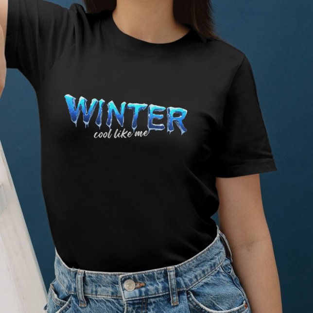 Camiseta Winter Design Cool like me für für cool Mädchen (Subido por el creador)