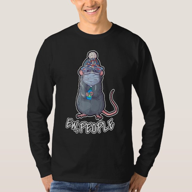 Camiseta Winter Edition Ew People Saying Pet Rat Wearing Fa (Anverso)