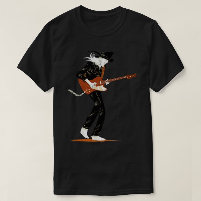 Camiseta Winter Guitar Johnny Classic T-Shirt (Diseño del anverso)