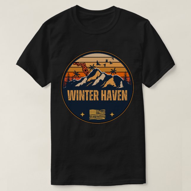 Camiseta Winter Haven, Florida  (Diseño del anverso)