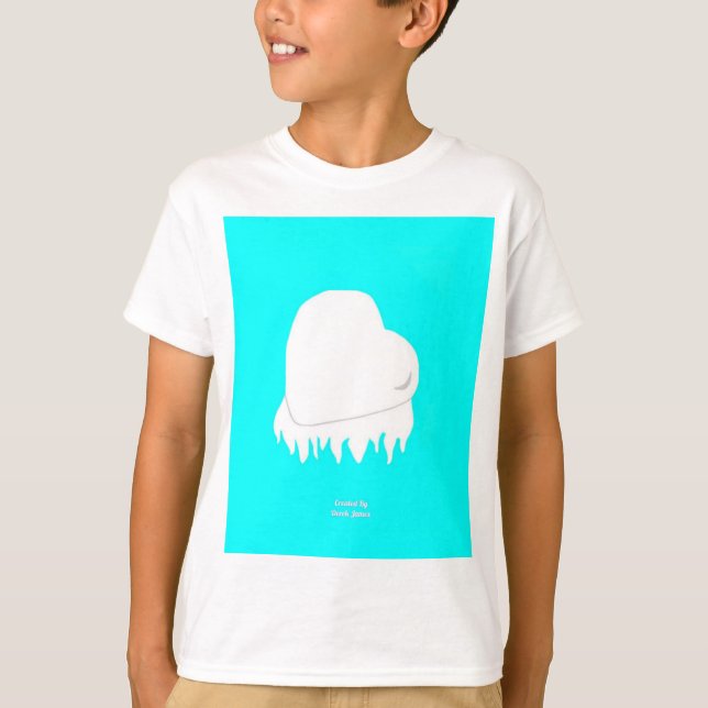 Camiseta Winter Heart Boys White Basic T Shirt (Anverso)
