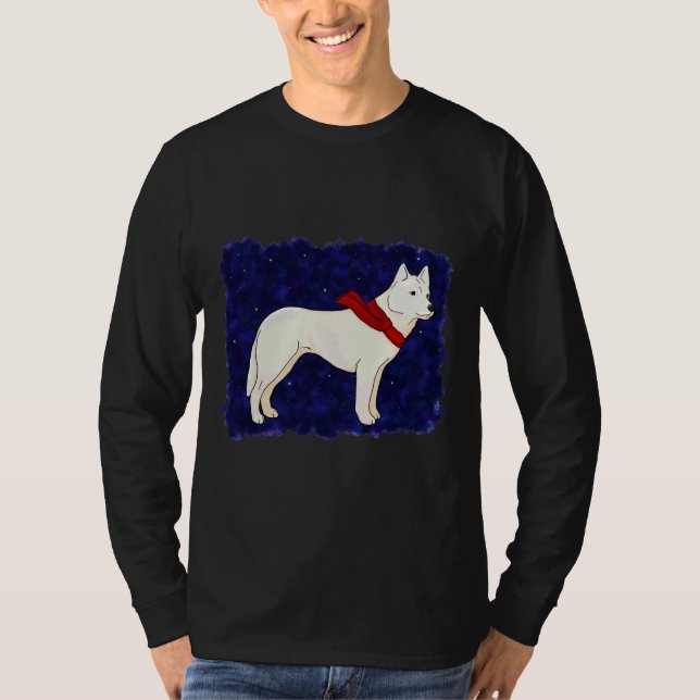 Camiseta Winter Husky (Anverso)