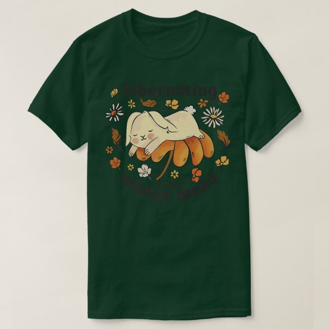 Camiseta Winter Mode Winter Time Gifts Autumn Rabbit (Diseño del anverso)