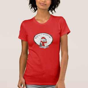 Camiseta Winter (rojo) Viejo perro pastor inglés gris 1 fer
