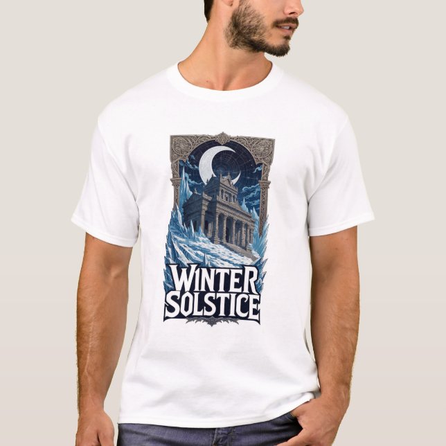 Camiseta Winter Solstice Temple T-Shirt (Anverso)