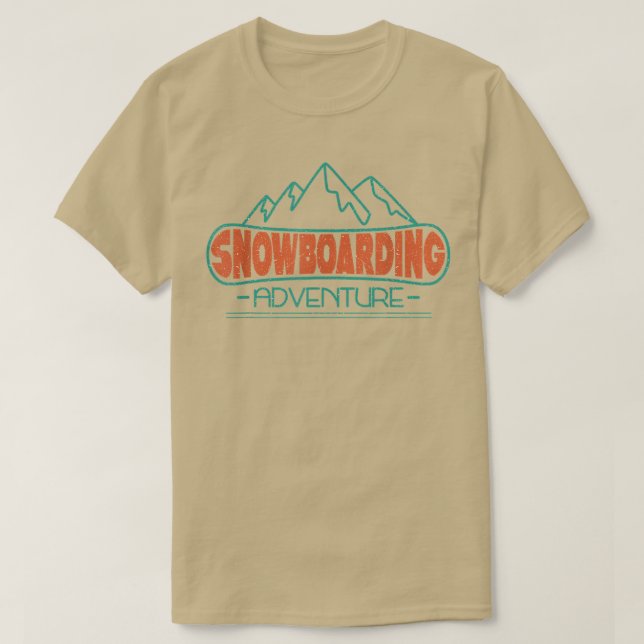 Camiseta Winter Sport Snowboard Snowboard (Diseño del anverso)
