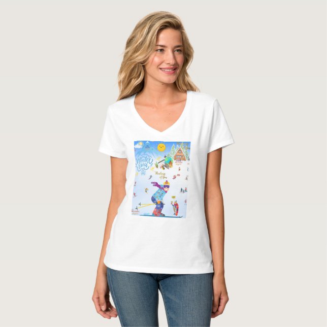 Camiseta Winter Vibes (Anverso completo)