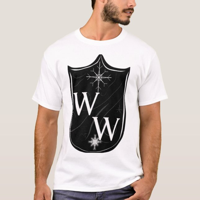 Camiseta Winter War Snowflake & Shield (Anverso)