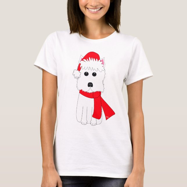 Camiseta Winter Westie (Anverso)