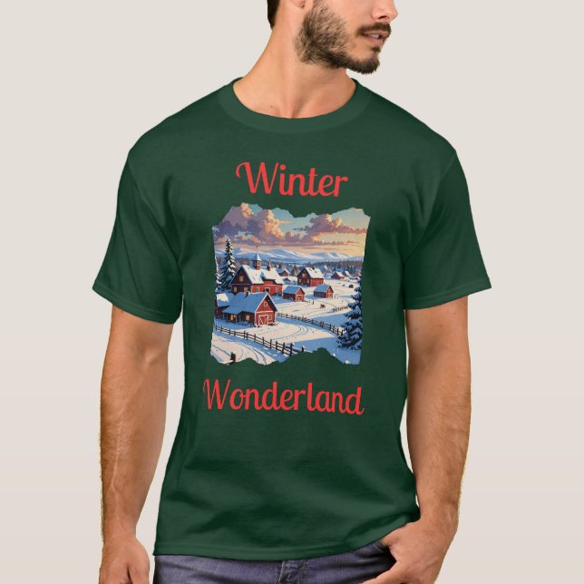 Camiseta Winter Wonderland (Anverso)