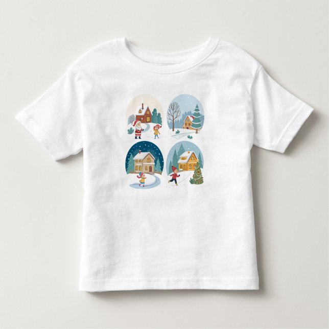 Camiseta Winter Wonderland. (Anverso)