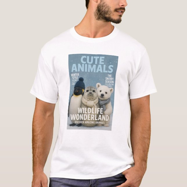 Camiseta Winter Wonderland Animals Tee (Anverso)