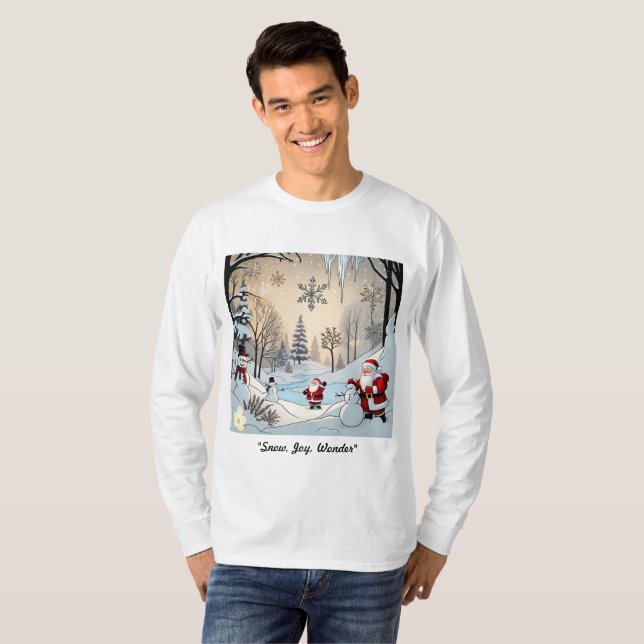 Camiseta 'Winter Wonderland Bliss' (Anverso completo)