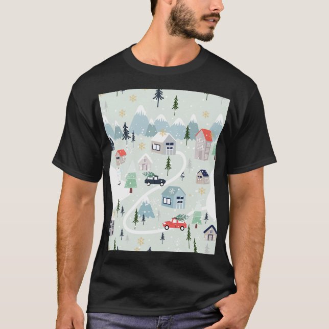 Camiseta Winter Wonderland: Navidades de oso polar (Anverso)