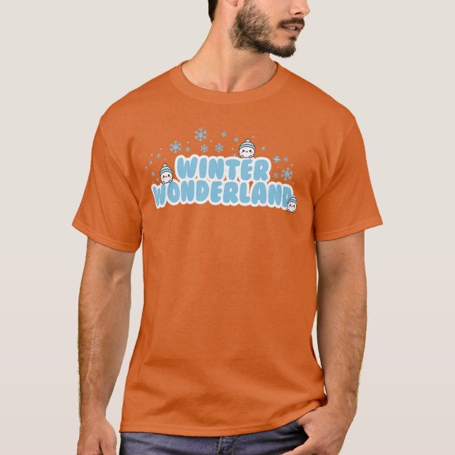 Camiseta Winter Wonderland Snowball friends (Anverso)