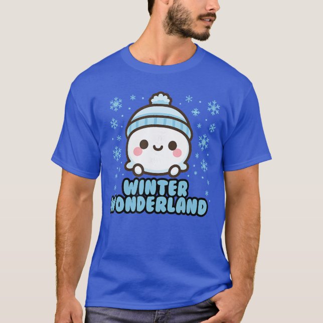 Camiseta Winter Wonderland Snowball vintage (Anverso)