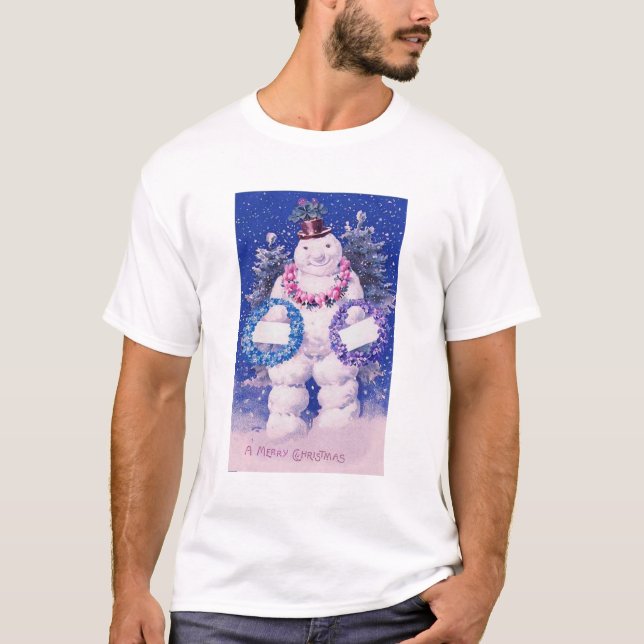 Camiseta Winter Wonderland Snowman (Anverso)