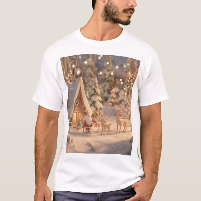 Camiseta Winter Wonderland with Santa (Anverso)