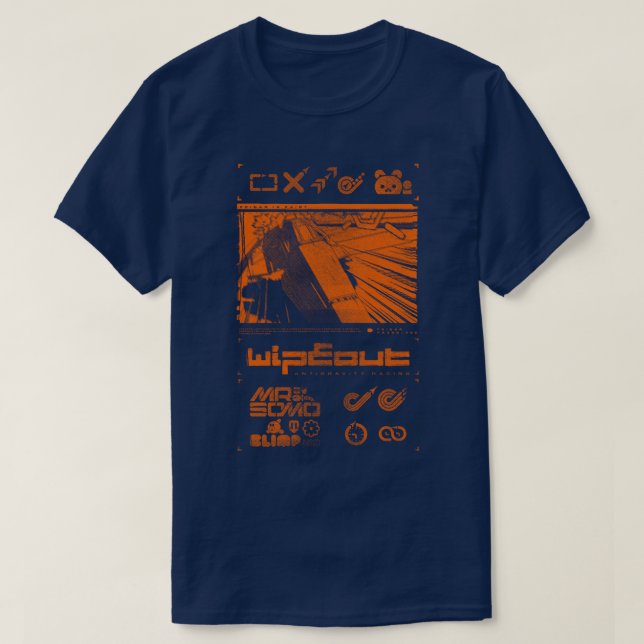 Camiseta Wipeout Fury Feisar Streetwear Art (Diseño del anverso)