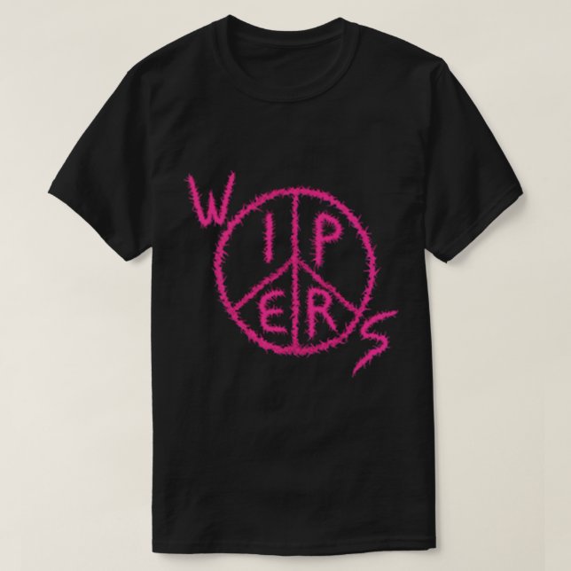 Camiseta Wipers Band Logo Classic T-Shirt (Diseño del anverso)