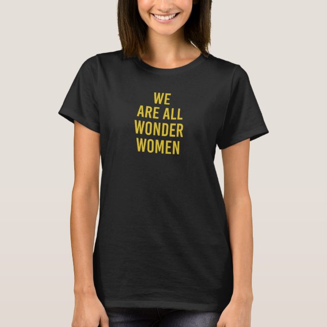 Camiseta Wir sind alle Wonder (Anverso)