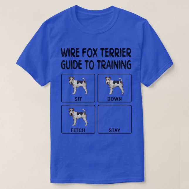 Camiseta Wire Fo Terrier Guide To Training Dog Obedience690 (Diseño del anverso)