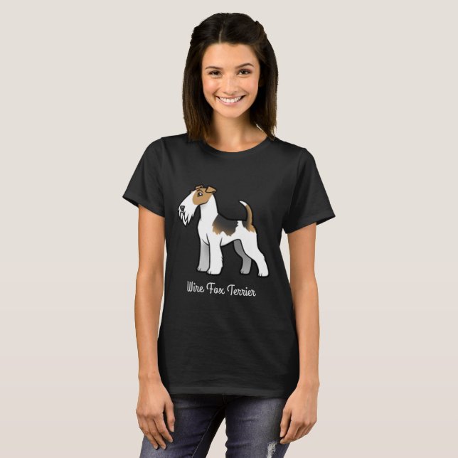 Camiseta Wire Fox Terrier (Anverso completo)