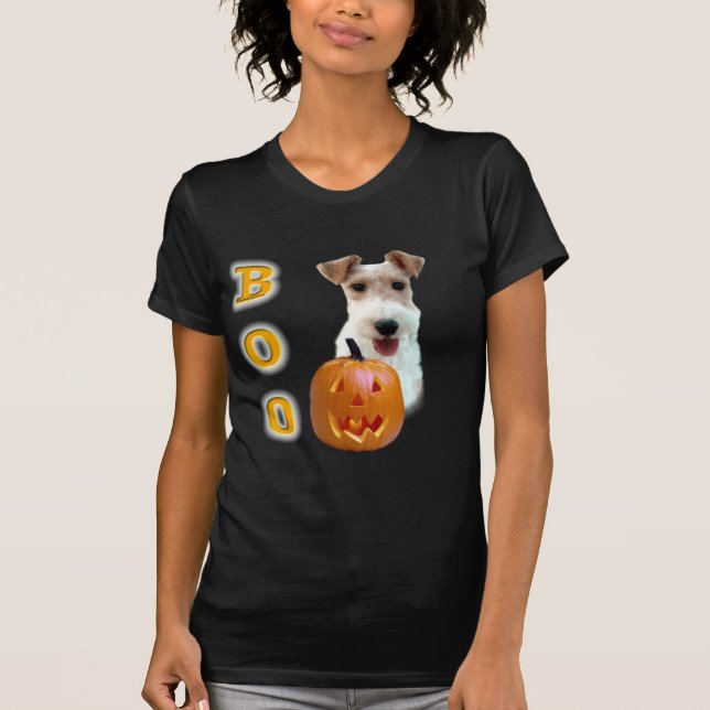 Camiseta Wire Fox Terrier Boo (Anverso)