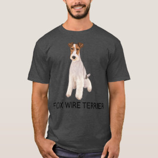 Camiseta Wire Fox Terrier Crazy Dog Lover T-Shirt