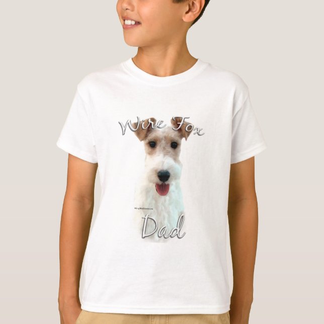 Camiseta Wire Fox Terrier Dad 2 (Anverso)