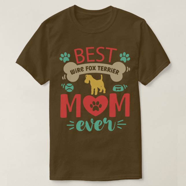 Camiseta Wire Fox Terrier Dog (Diseño del anverso)
