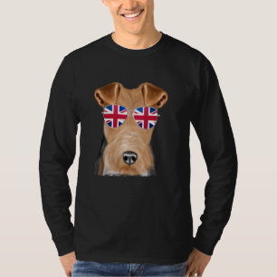 Camiseta Wire Fox Terrier Dog Reino Unido Gafas de sol